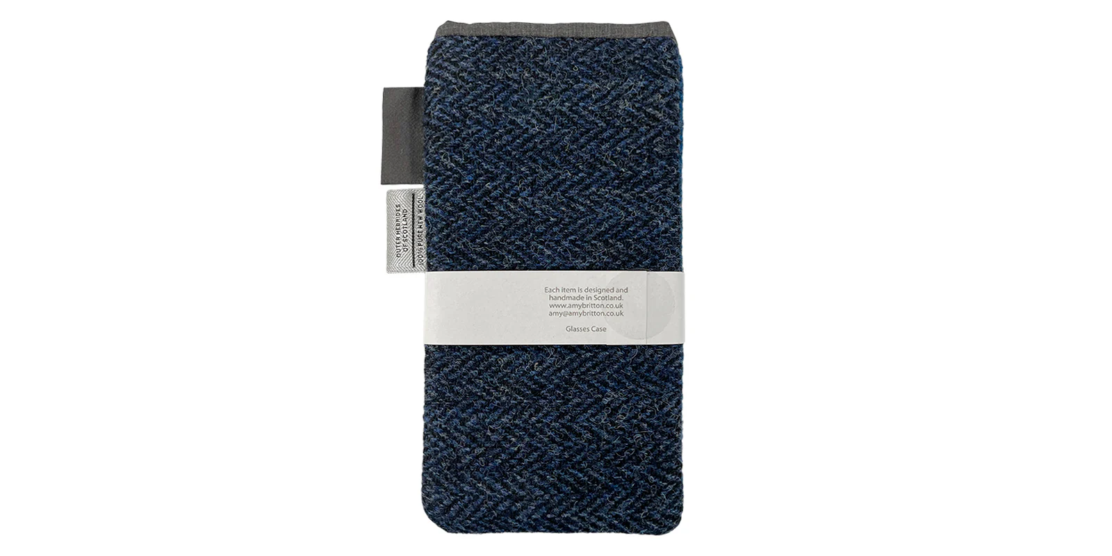 Amy Britton Sunset Harris Tweed Sunset Blue Soft Case - Image 2