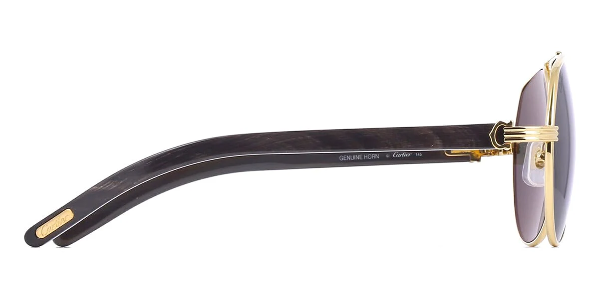Cartier Buffalo Horn CT0272S 001 6CL Polarised - Image 3