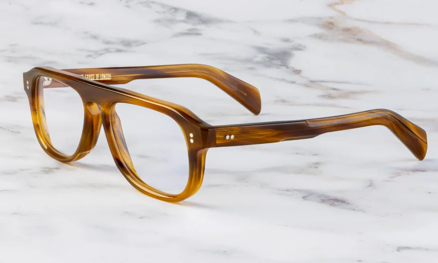 Cutler and Gross Graham GR14 06 Mustard Horn