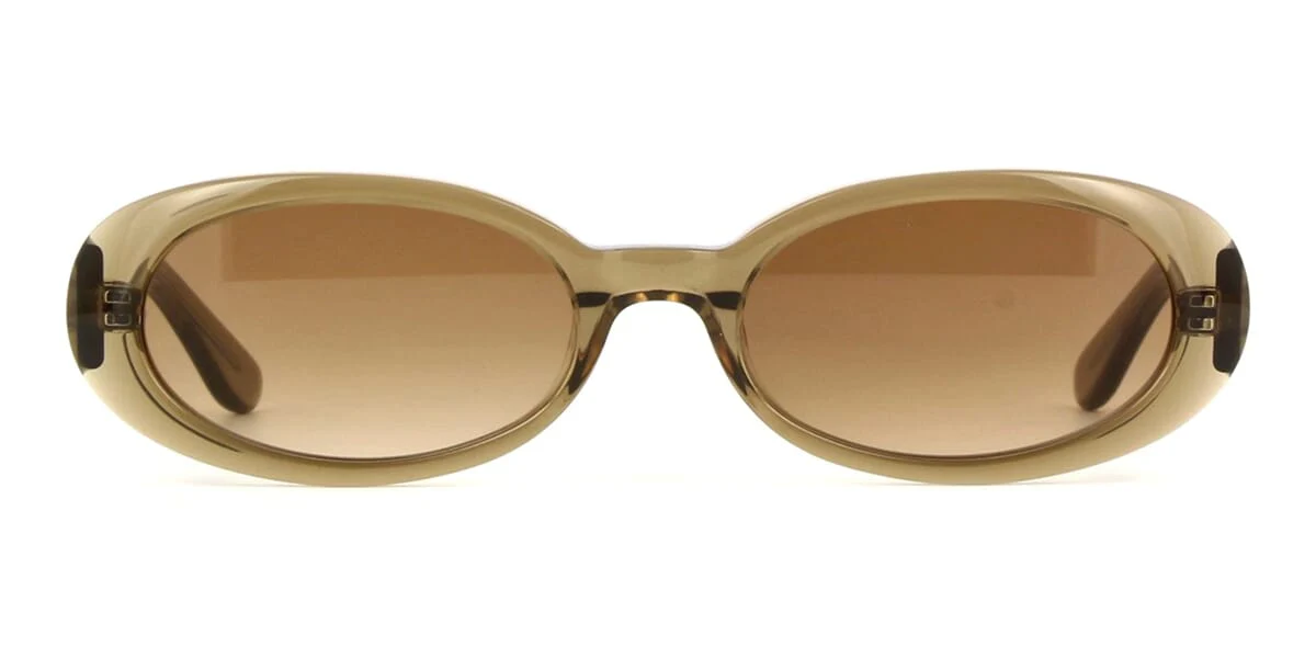 DMY Studios Valentina DMYSUN04TO Transparent Olive - As Seen On Maude Apatow & Olivia Rodrigo - Image 2