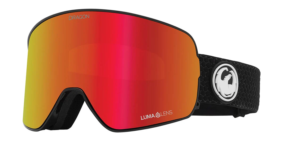 Dragon Ski Mask NFX2 Black LLRedion with Interchangable Lumalens