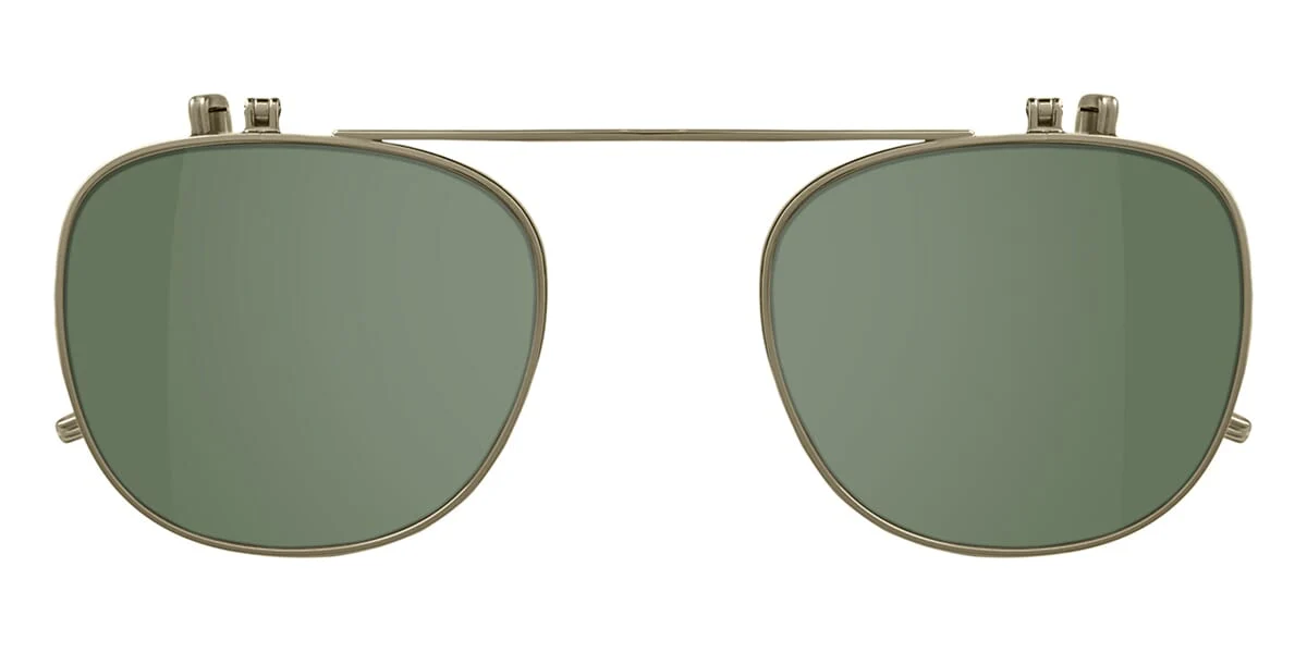 Garrett Leight Langley Clip 5156 G/EM Flip-Up Clip On - As Seen On Tadanobu Asano