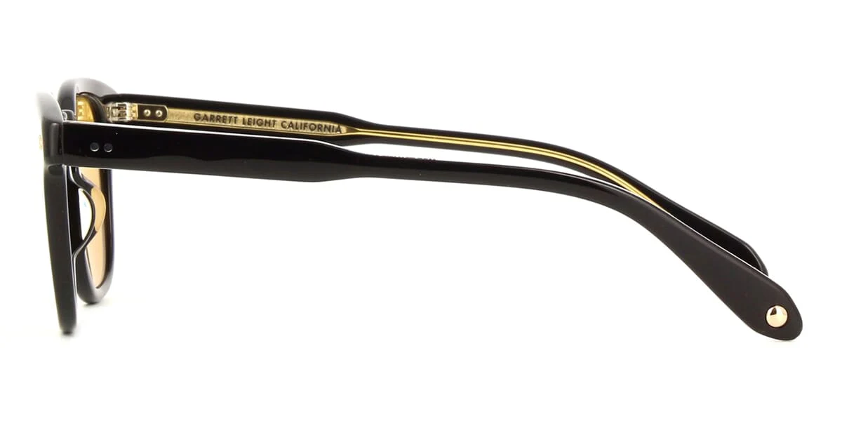 Garrett Leight Sherwood 2154 BK/PMP - As Seen On Jeremy Allen White - Image 3