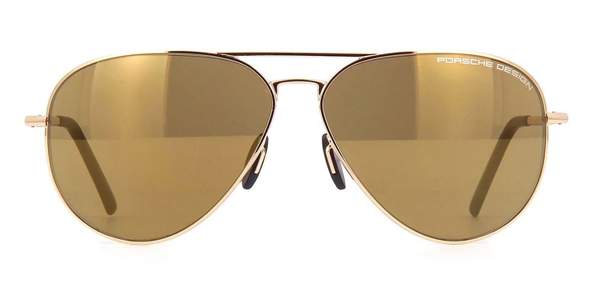 Porsche Design 8508 E Light Gold Aviators - Image 2