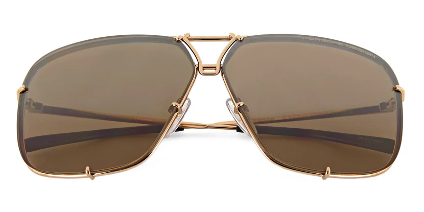 Porsche Design 8928 B Gold Frame With Brown Interchangeable Lenses - Image 5