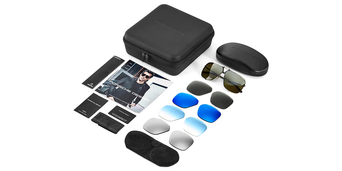Porsche Design 8928 P Limited Edition - 5 Lens Set - As Seen On Patrick Dempsey - Image 3