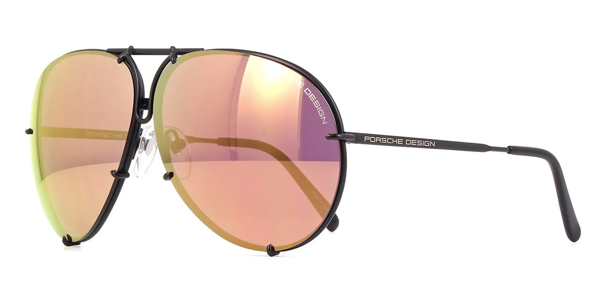 Porsche Design P8478 Lens Set – V167 Purple with Orange Gold Mirror - Image 3