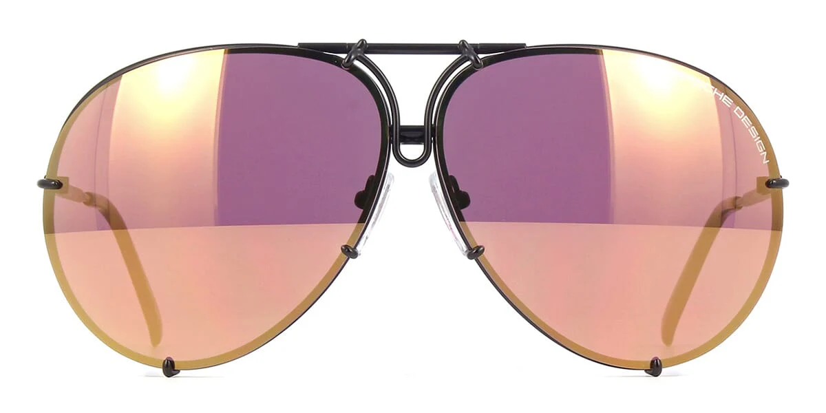 Porsche Design P8478 Lens Set – V167 Purple with Orange Gold Mirror - Image 4
