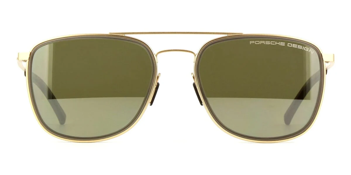 Porsche Design 8692 D Gold with Green Mirrored Lenses - Image 2