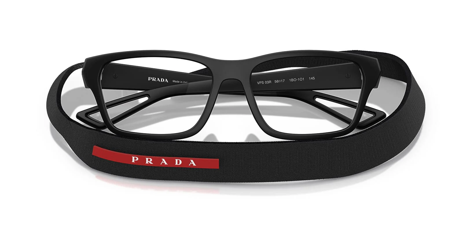 Prada Linea Rossa VPS 03R 1BO1O1 with Detachable Strap - Image 4