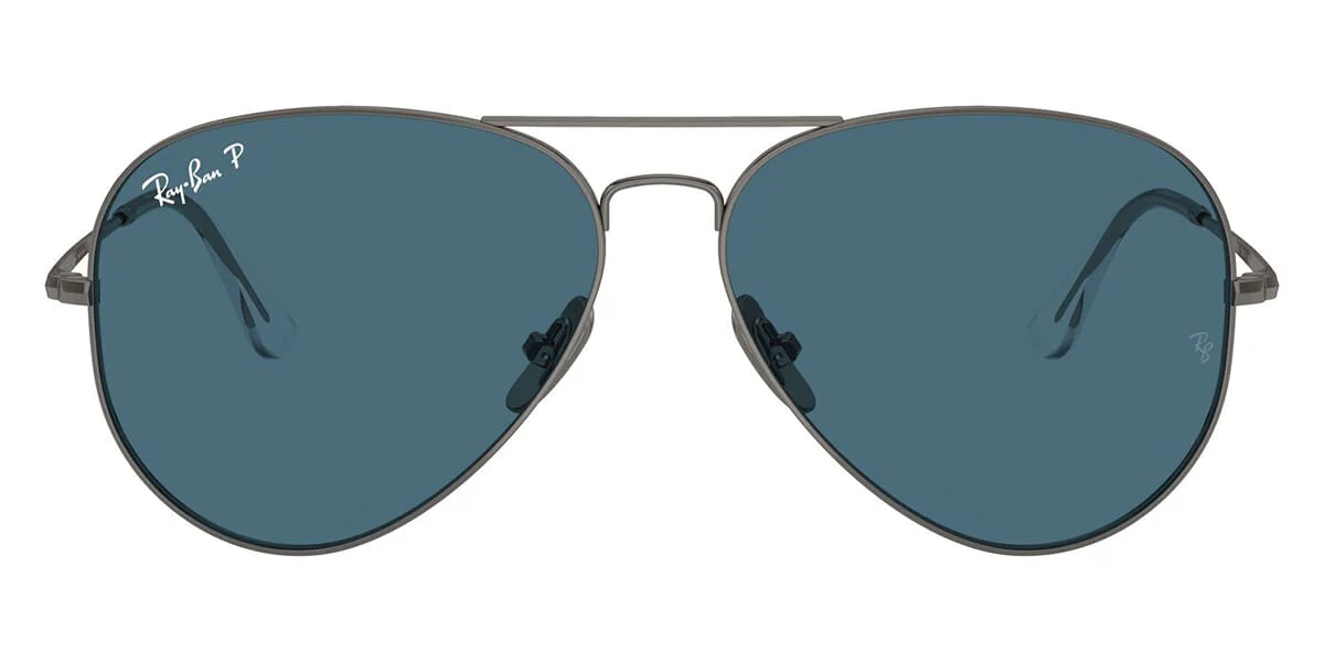 Ray-Ban Aviator Titanium RB 8089 165/S2 Polarised - As Seen On Jean-Claude Van Damme - Image 2