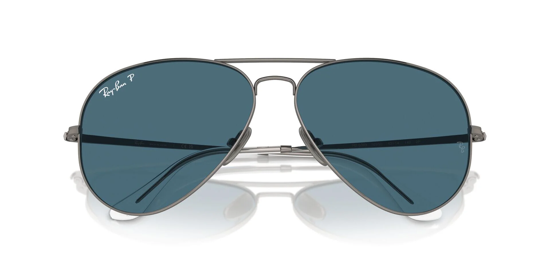 Ray-Ban Aviator Titanium RB 8089 165/S2 Polarised - As Seen On Jean-Claude Van Damme - Image 4