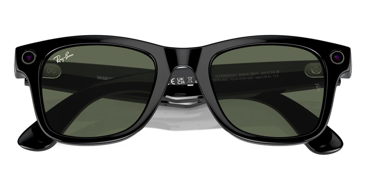 Ray-Ban Meta Wayfarer RW4006 601/71 Smart Glasses - As Seen On Eva Chen & Adele Roberts - Image 2
