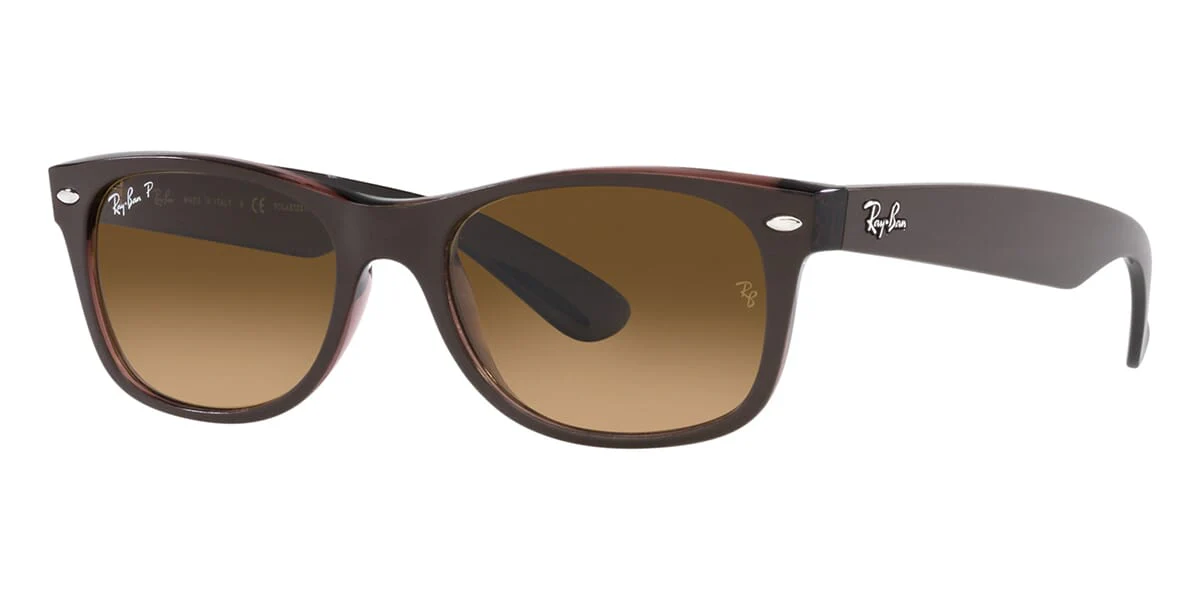 Ray-Ban New Wayfarer RB 2132 6608/M2 Polarised - As Seen On Robbie Williams & Steve Coogan