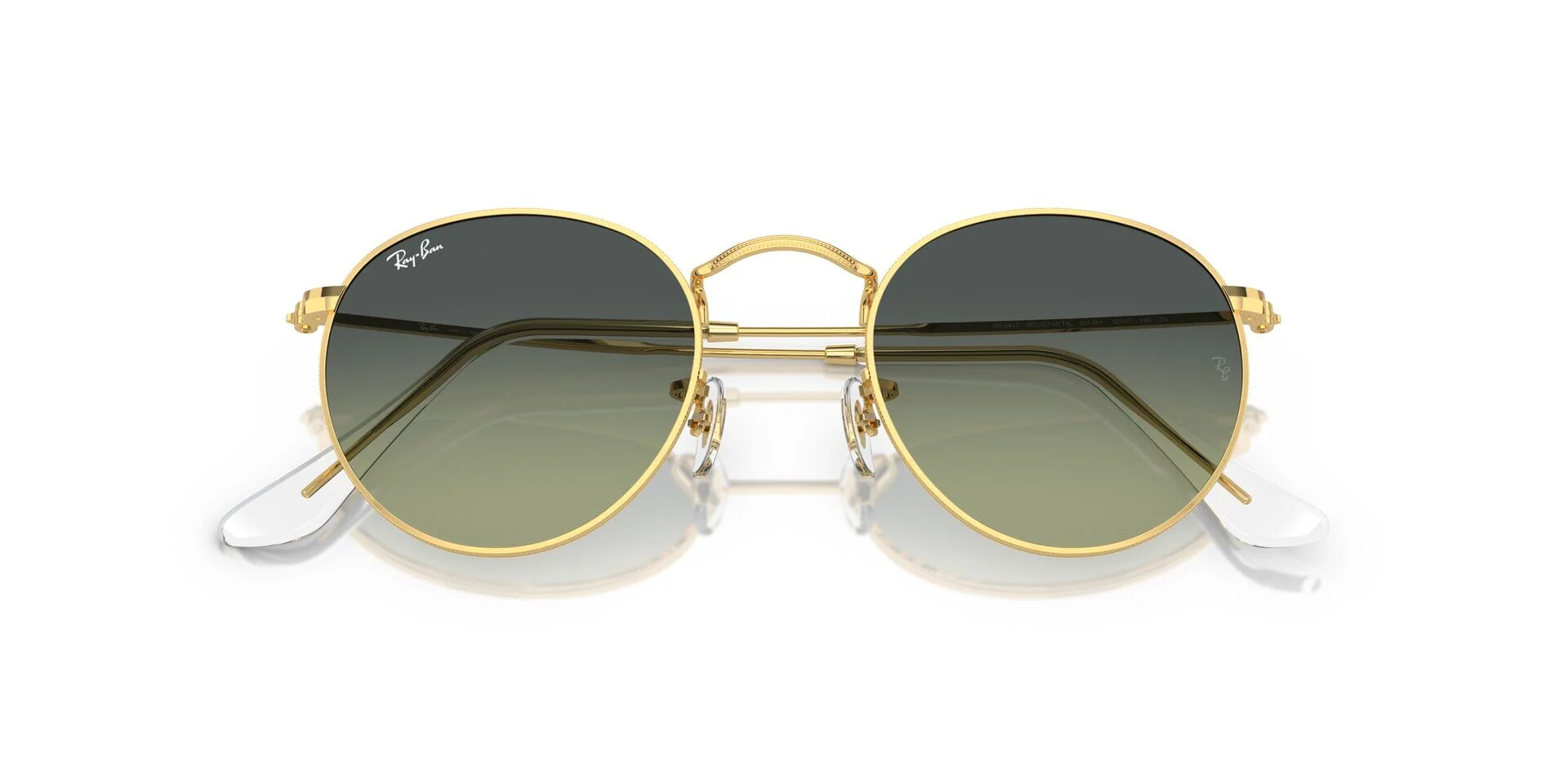 Ray-Ban Round Metal RB 3447 001/BH - Image 4