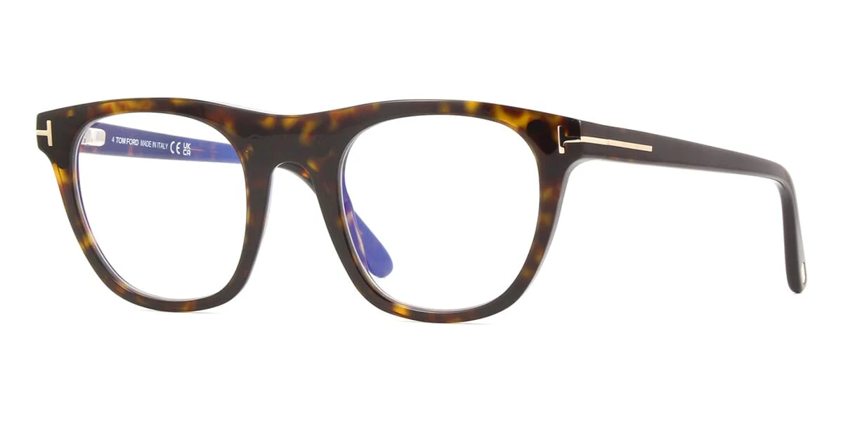 Tom Ford TF5895-B 052 Blue Control with Magnetic Clip-On